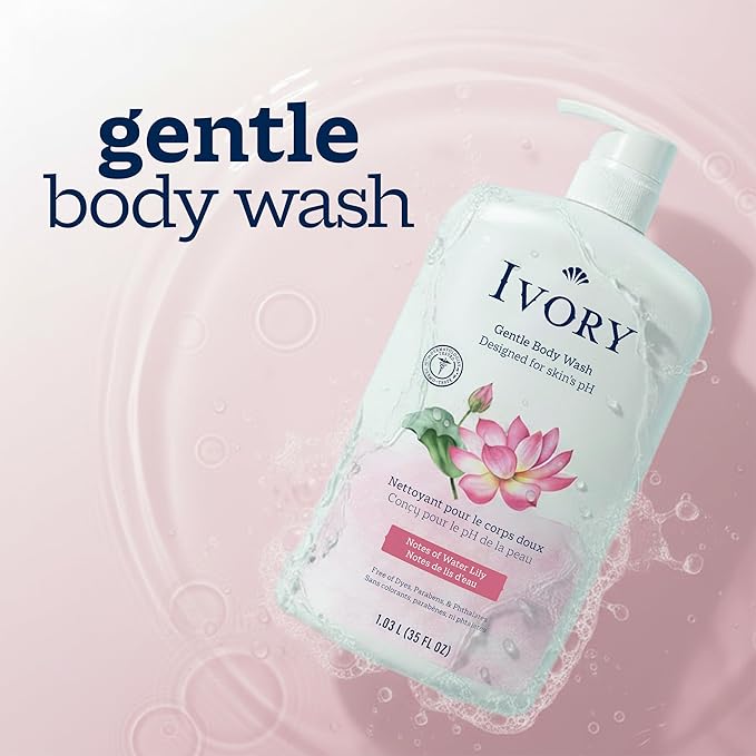 Ivory Body Wash, Designed for the Whole Family, Gentle Formula, Free of Dyes - Image 3