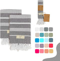Hand Towels - Set of 2, Decorative Peshtemal Cotton Hand Towels by YAZZTURKISHCOTTON
