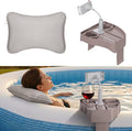 Lewtemi 2 Pcs Hot Tub Table Tray by Lewtemi