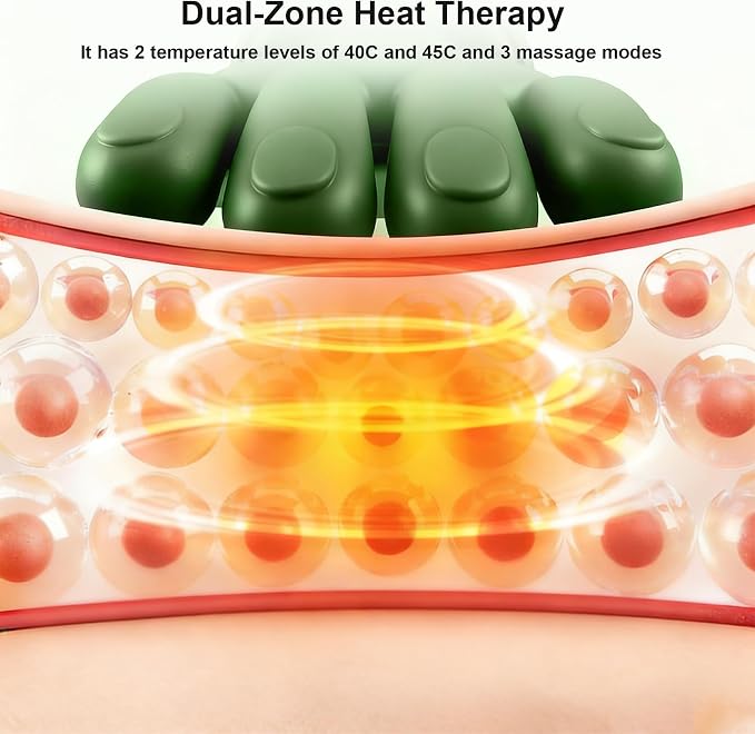 Bionic Heated Massager, Wireless Portable Shiatsu Neck and Back Massager - Image 4