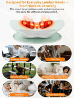 Smart Lower Back Massager with Soothing Warm Therapy & Air Traction – Spinal - Image 3