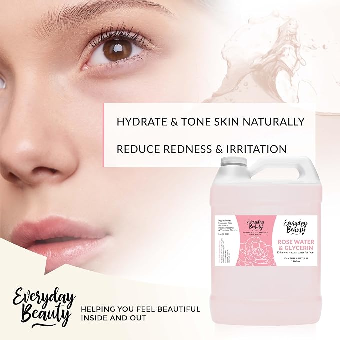 Rose Water & Glycerin Enhanced Facial Toner - Image 5
