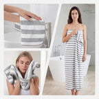 REDKISS Ultra Soft Bath Towel Sets 6-Piece 35"x70" | 100% Microfiber, Highly - Image 8