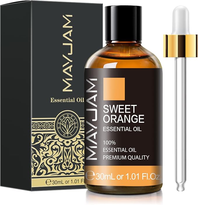 Sweet Orange Essential Oil 30ML/ 1.01FL.OZ, MAYJAM Pure Aromatherapy Sweet - Image 2
