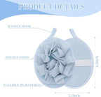 Boao 3 Pcs Bath Shower Pouf Sponge Mesh Pouf Shower Ball Exfoliating Body - Image 2