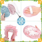 4 PCS Exfoliating Bath Sponges Soft Loofah Shower Scrubber - Image 5