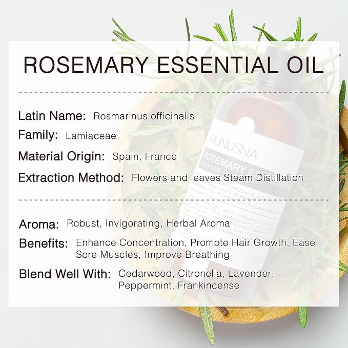 Rosemary Essential Oil 100ML, 100% Pure Rosemary Oil - Image 7