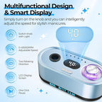 JOSGLOI Electric Nail Drill Professional: 40000RPM Electric Nail File Kit E - Image 4