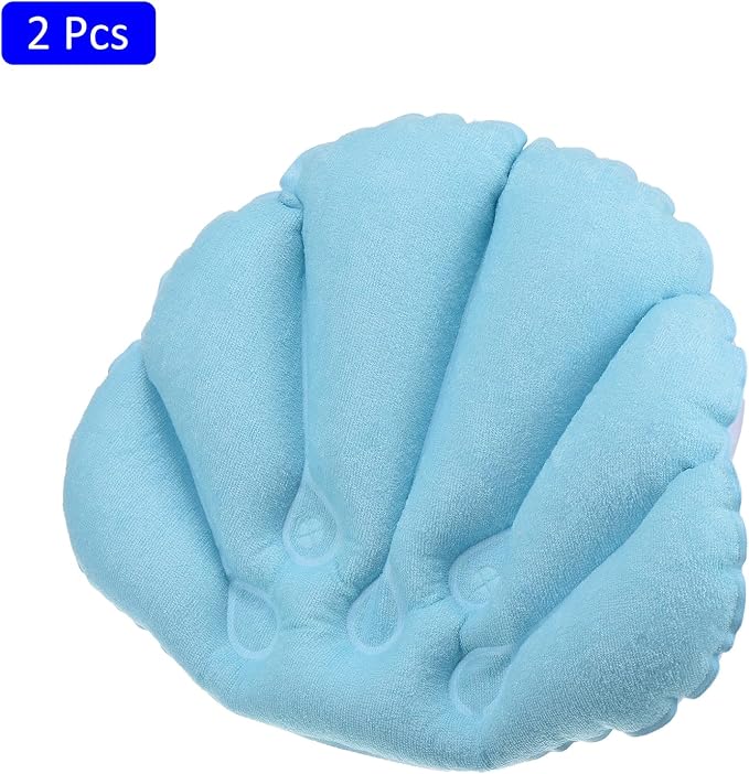 M METERXITY 2 Pack Inflatable Bath Pillow - Image 5