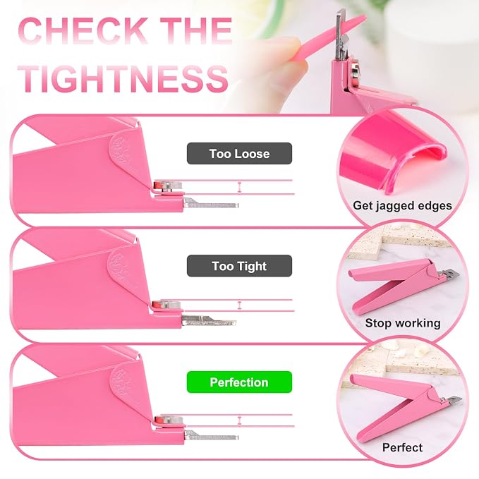 Light Pink Metal Premium Nail Clippers - Image 5