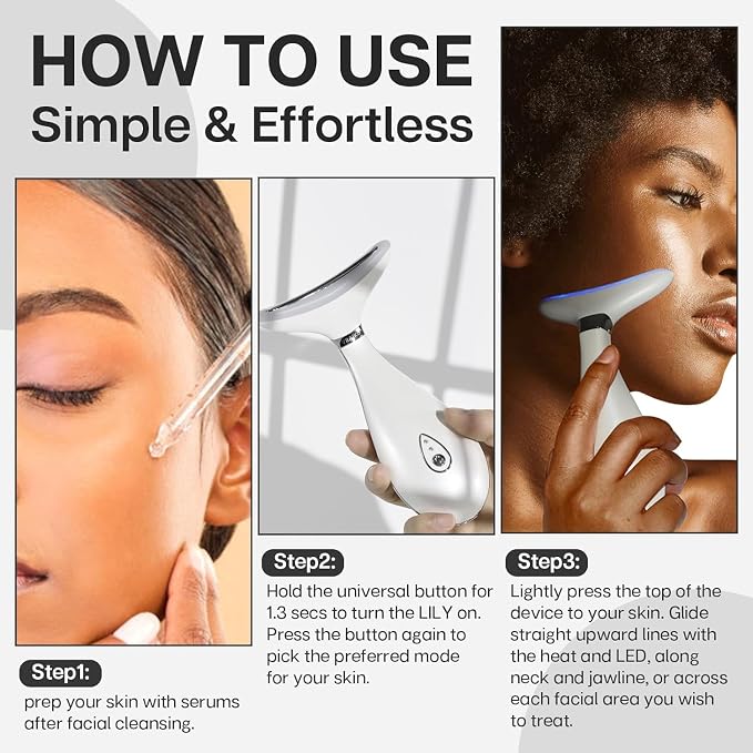 VRAIKO Lily Neck Face Massager, Face Sculpting Tool, Skin Rejuvenation Device - Image 5