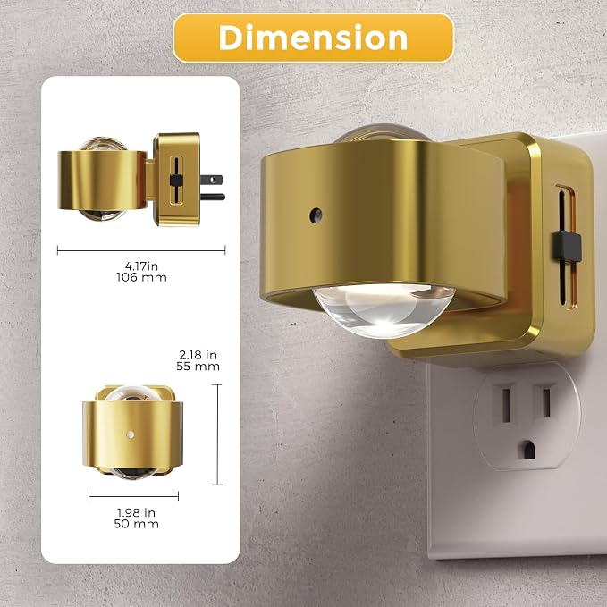 L LOHAS LED Night Light Projector, Night Lights Plug into Wall, Dusk to Dawn - Image 7
