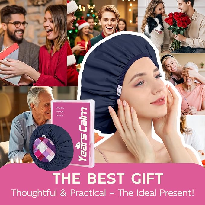 Years calm Waterproof Shower Cap - Image 8