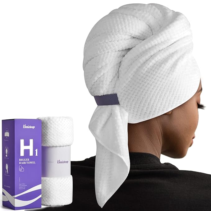 Umisleep Extra Large Microfiber Hair Towel by Umisleep
