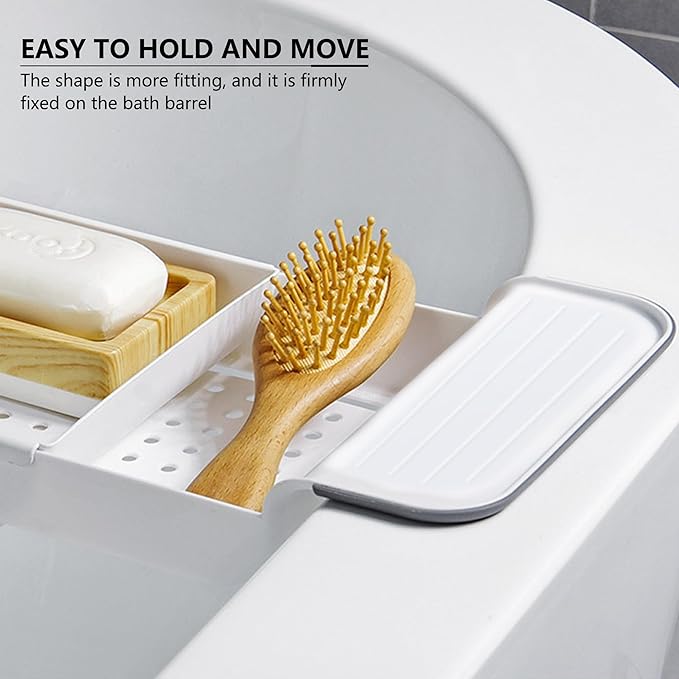Bath Tub Tray - Stretchable, Strong Load-Bearing, Anti-Slip Design - Ultimate - Image 4
