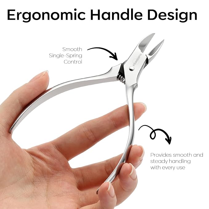 FAMILIFE Cuticle Nippers Scissors – Professional Stainless Steel Cuticle Trimmer - Image 3