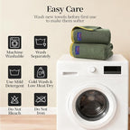 REDKISS 6 Piece Luxury Bath Towel Set, 2 Bath Towels, 2 Hand Towels, 2 - Image 9