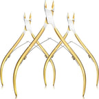 Mudder 3 Pack Gold Cuticle Trimmer Nippers Cutter Tool Stainless Steel Nail by Mudder