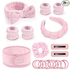 Spa Gift Set: Bubble Headband, Face Wash Headband, Skin Care Wristbands by LTHYHJ