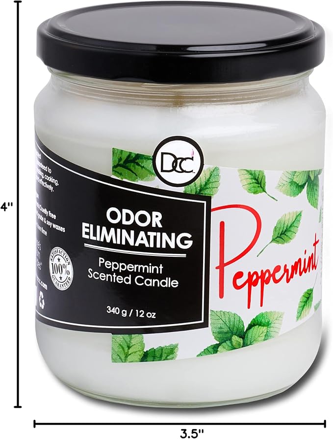 Peppermint Odor Eliminating Highly Fragranced Candle - Image 10
