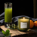 LA JOLIE MUSE Mandarin Matcha Candle, Citrus Candles - Image 2