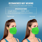 WWDOLL KN95 Face Mask 50 Pack, 5-Layers Breathable KN95 Masks - Image 4
