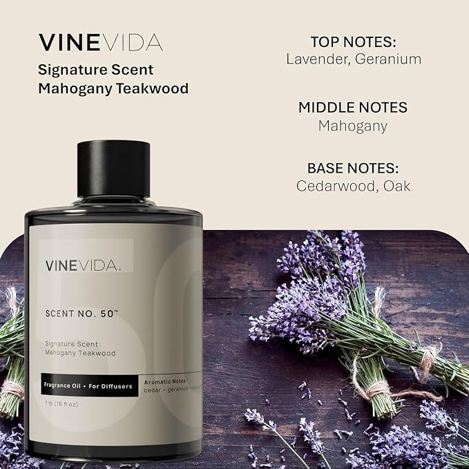 VINEVIDA Mahogany Teakwood Fragrance Oil - Image 2