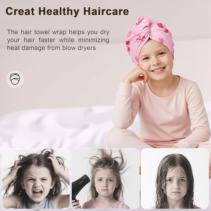 Unicorn Castle Microfiber Hair Towel - Image 4