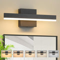 Black Bathroom Vanity Light 15.75 inch, 14W Dimmable 5CCT LED Modern Bathroom by Eicrkodn