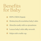 ELLAOLA Organic Moisturizing Baby Massage Oil - Image 2