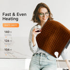 XXXL Heating Pad for Back Pain Relief, Heated Pad for - Image 3
