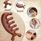 ProSuites 3 Pcs Wooden Head Scalp Massager Comb, Head Massage Tool - Image 5