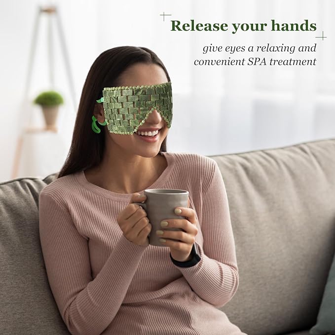 Jade Eye Mask, Large Facial Cooling Mask - Image 3