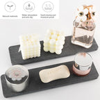 NiuYichee 2 Pcs Water Absorbing Stone Trays, Kitchen/Bathroom Sink Soap Dish - Image 2
