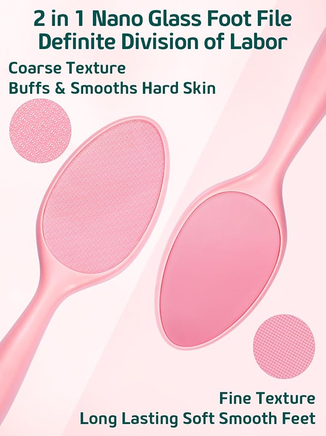 2-Sided Glass Foot File Callus Remover - Image 2