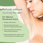Armpit Detox Scrub 8.8 oz with Peppermint, Aloe Vera and Walnut Shell Powder - Image 5