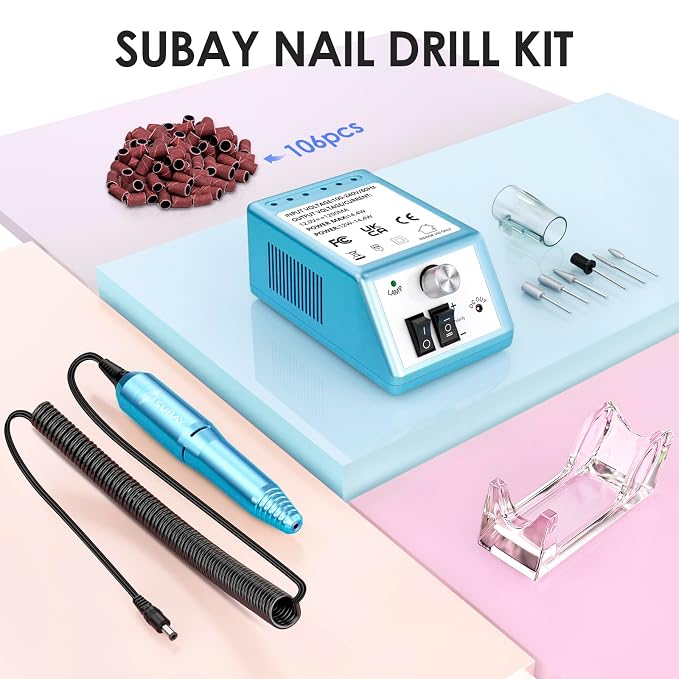 Subay Professional Nail Drill Electric File 20000RPM - Image 7