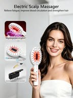 3-in-1 Electric Scalp Massager Brush, Vibrating Scalp Massager Comb - Image 2