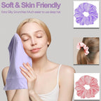 Sleep Cap Bonnet for Sleeping, Adjustable Cooling Ice Silk Lined Hair Bonnets - Image 5