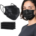 akgk 100Pcs Disposable Face Masks, 3 Ply Disposable Mask by akgk