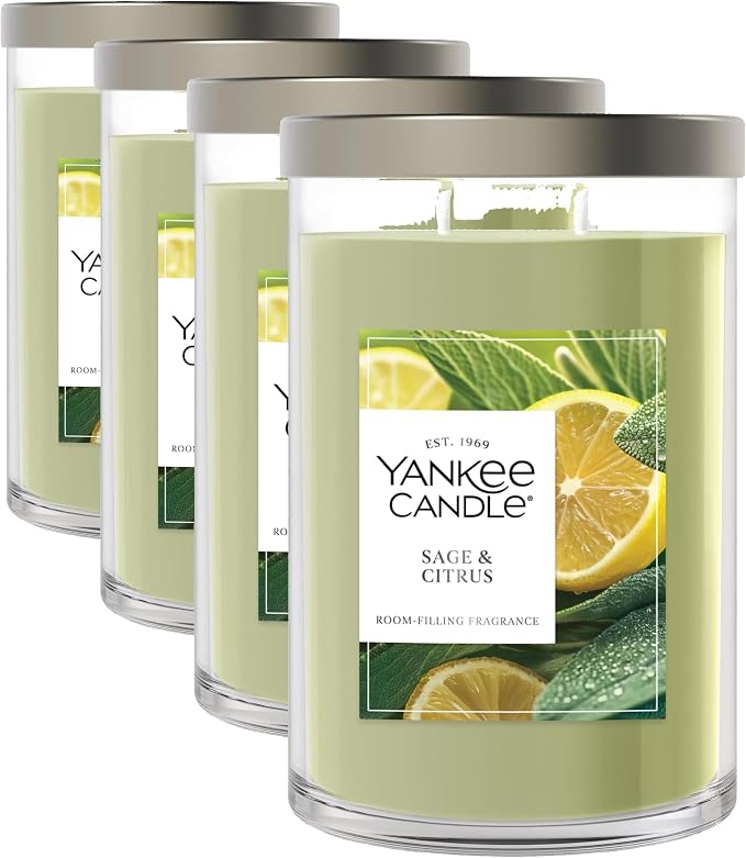 Yankee Candle Sage & Citrus Scented Signature 20oz Large Tumbler 2-Wick by YankeeCandle