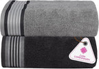 CASA COPENHAGEN He & She 2Pcs 100% Egyptian Cotton Large Designer Bathsheet by CASACOPENHAGEN