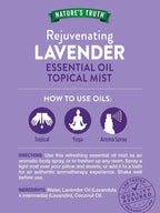 Nature's Truth Lavender Essential Oil Spray | 2.4 fl oz | Room Aroma Mist - Image 2