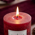Aroma Naturals Holiday Orange, Clove and Cinnamon Essential Oil Scented Pillar - Image 10