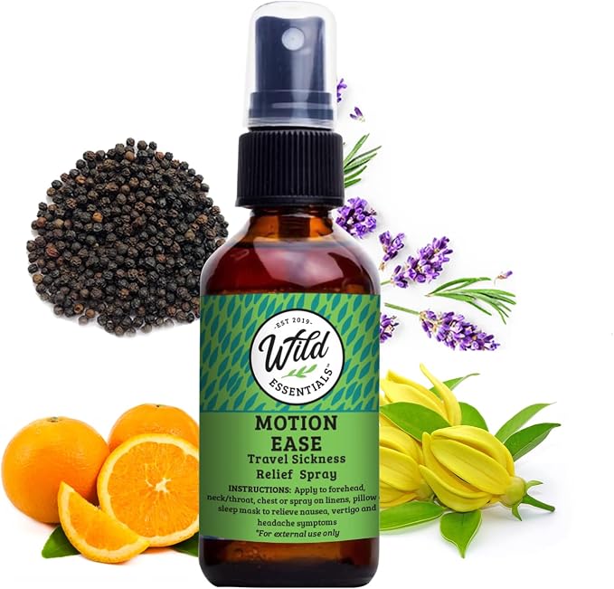 Wild Essentials All Natural Essential Oil Sprays, 2 Ounce, Organic Witch Hazel by WildEssentials