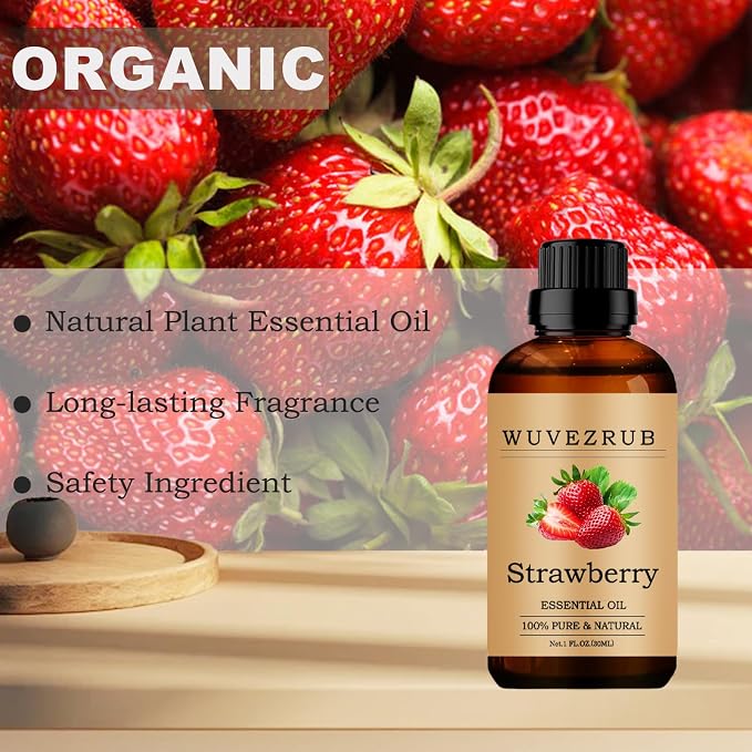 Strawberry Essential Oils, 30ML Pure and Natural Essential Oil - Image 4