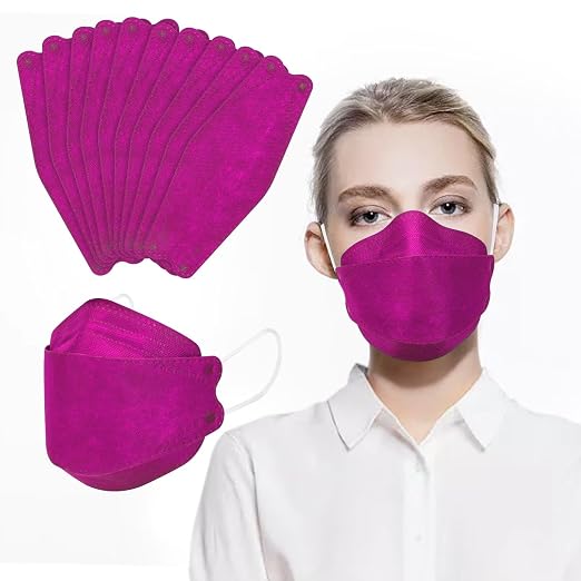 Borje KN95 Face Masks 50 Pack, Breathable Comfortable and Disposable KN95 Mask - Image 4
