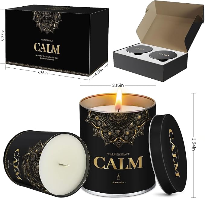 WarmEmbrace Scented Candles, 9 Oz Candle Sets - Image 2