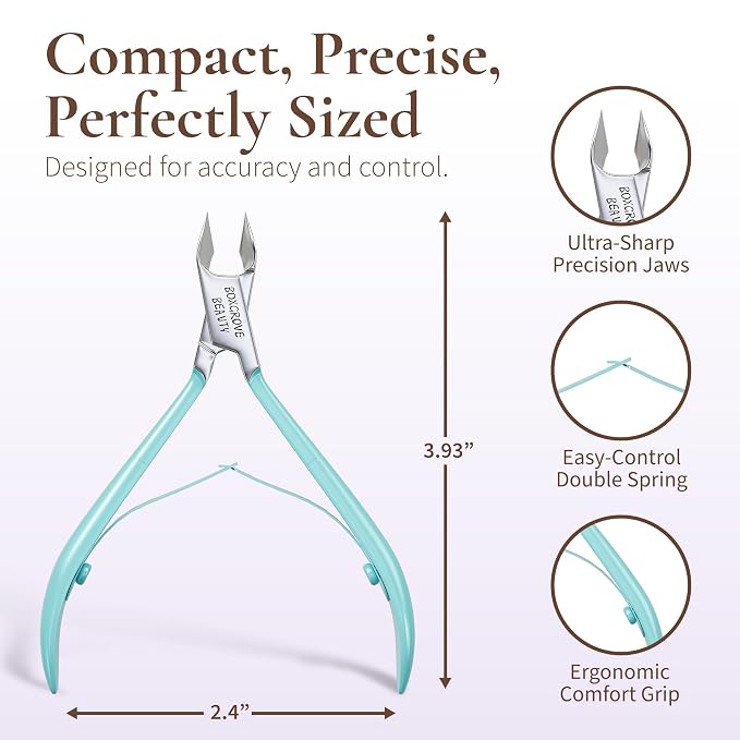 Professional Cuticle Cutter & Pusher Trimmer Manicure Tools - Image 3