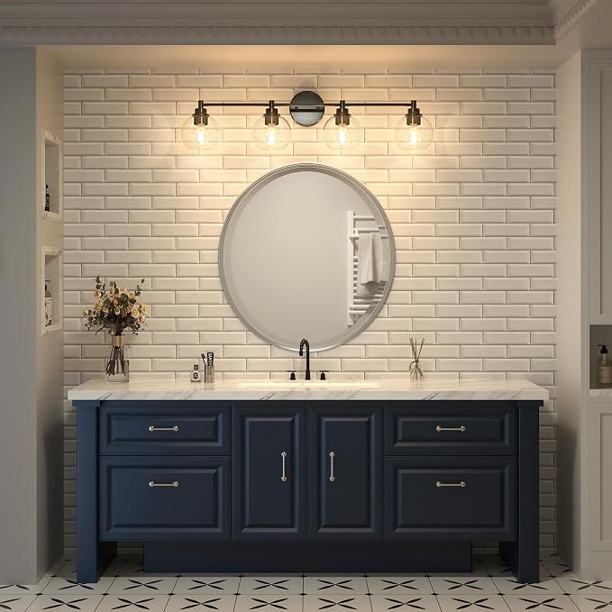 VONLUCE Bathroom Light Fixtures, 4-Light Bathroom Vanity Light - Image 6